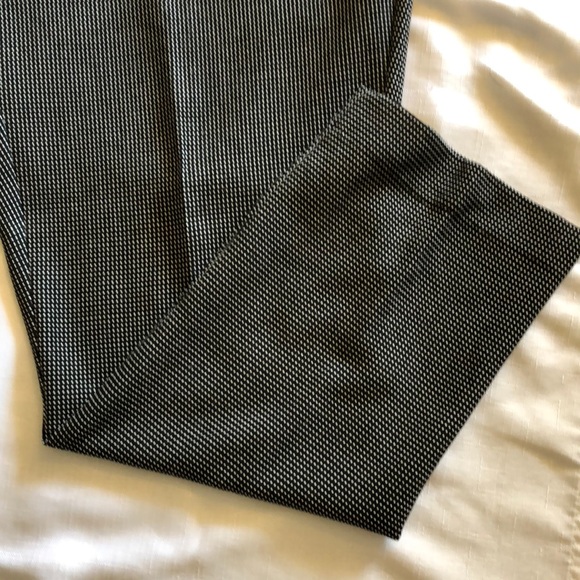 *2 for $10.00 / Ladies Petite Black Dress Slacks w/ Dot Pattern - Picture 3 of 7